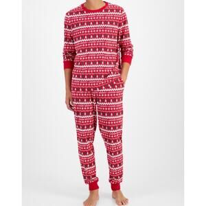 Brand New Holiday Lane Sleepwear Men's Size Small Merry Christmas Red Pajamas